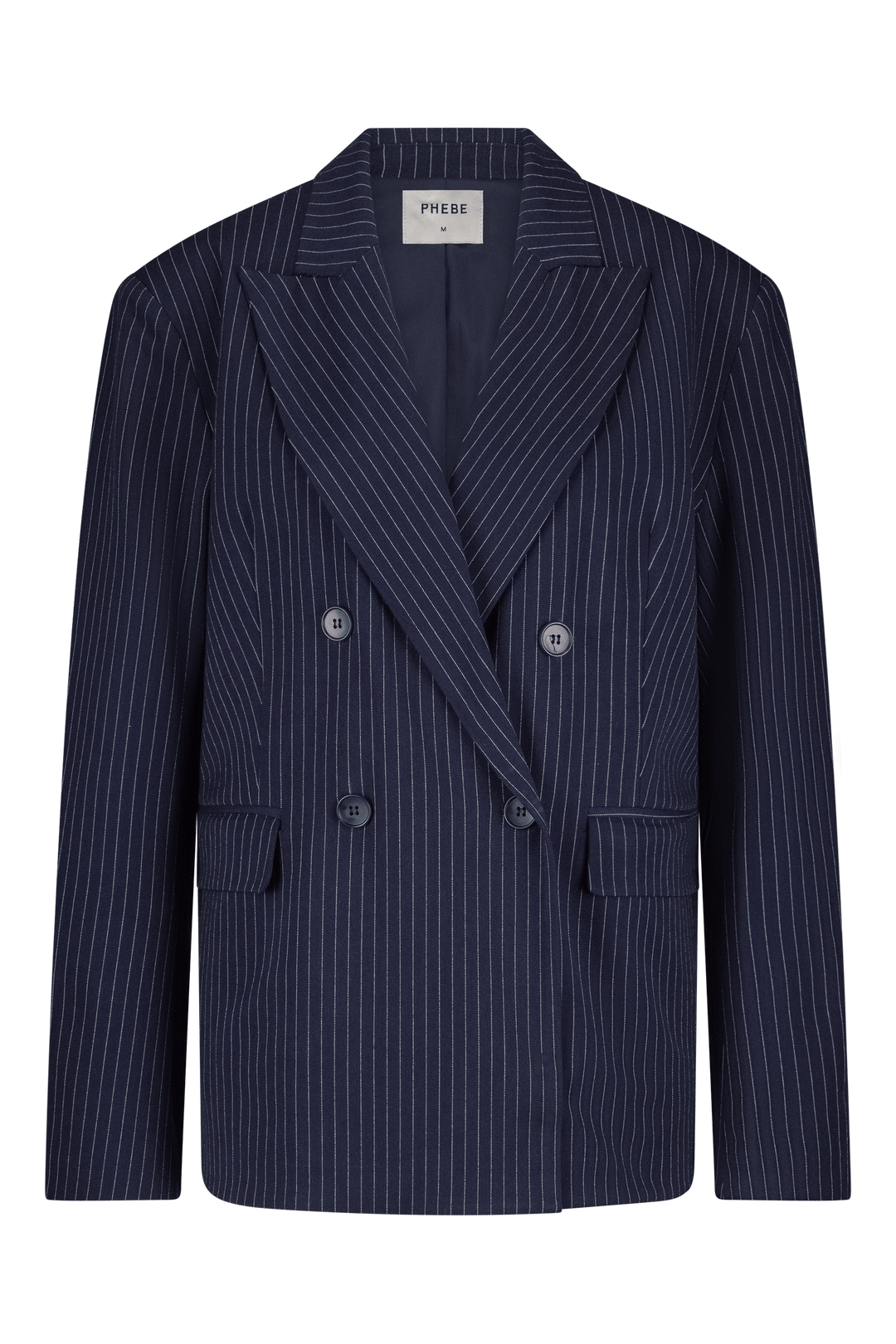Double Breasted Blazer in Pinstripe