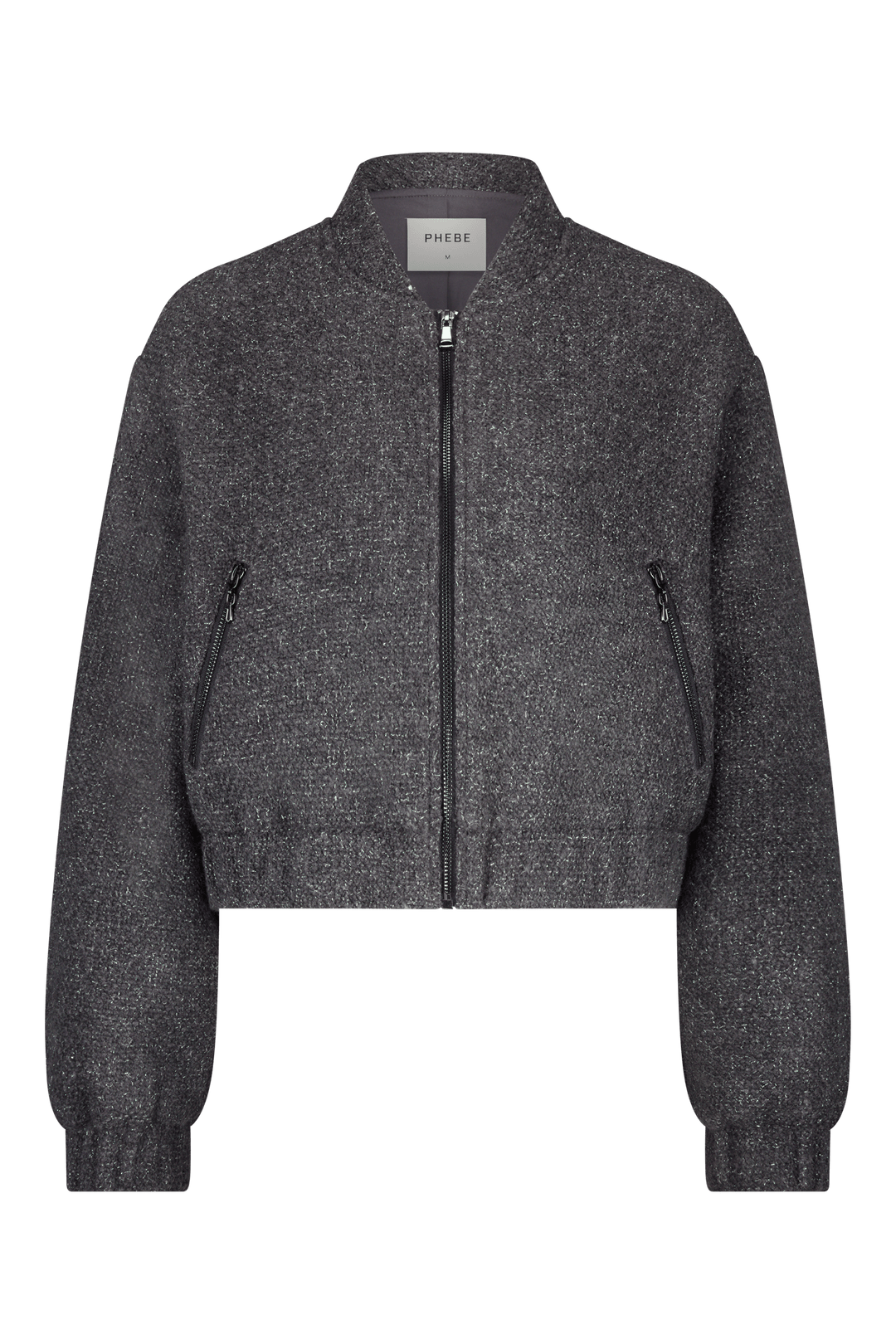 Teddy Tweed Bomber Jacket