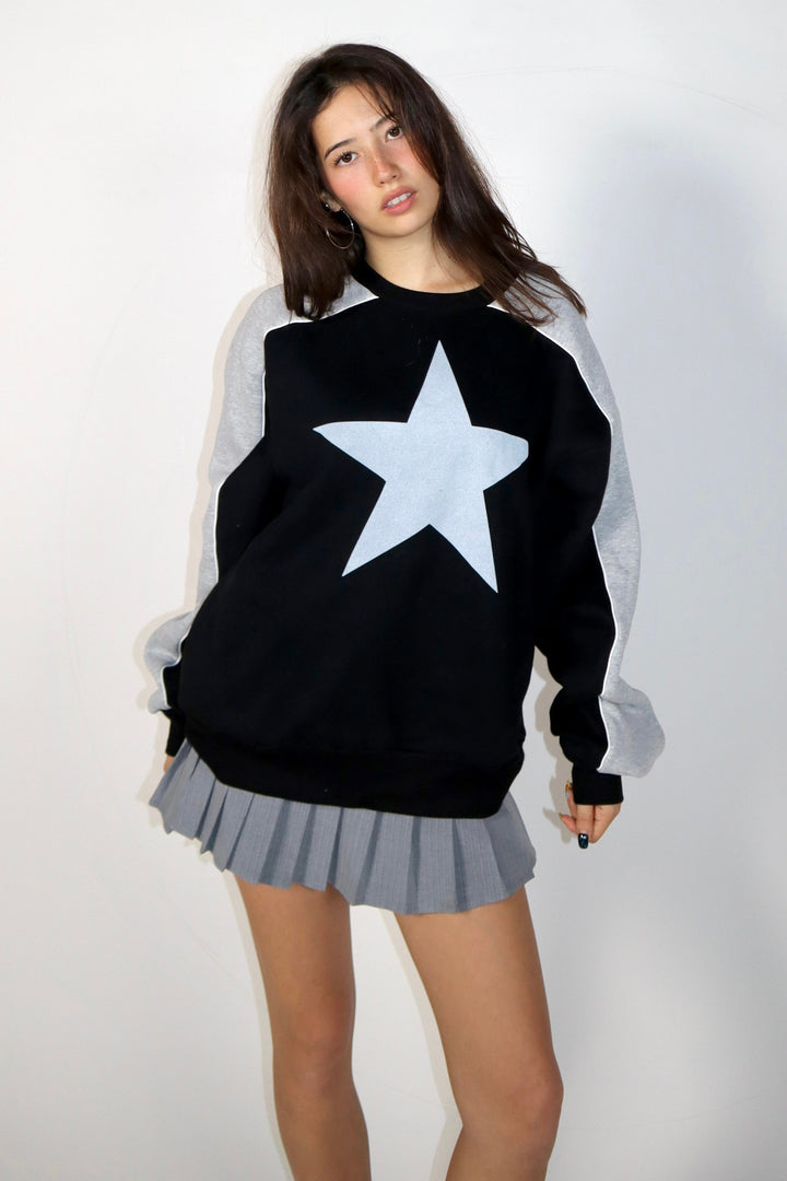 SCG MADE | 90s Star Print Oversized Jumper