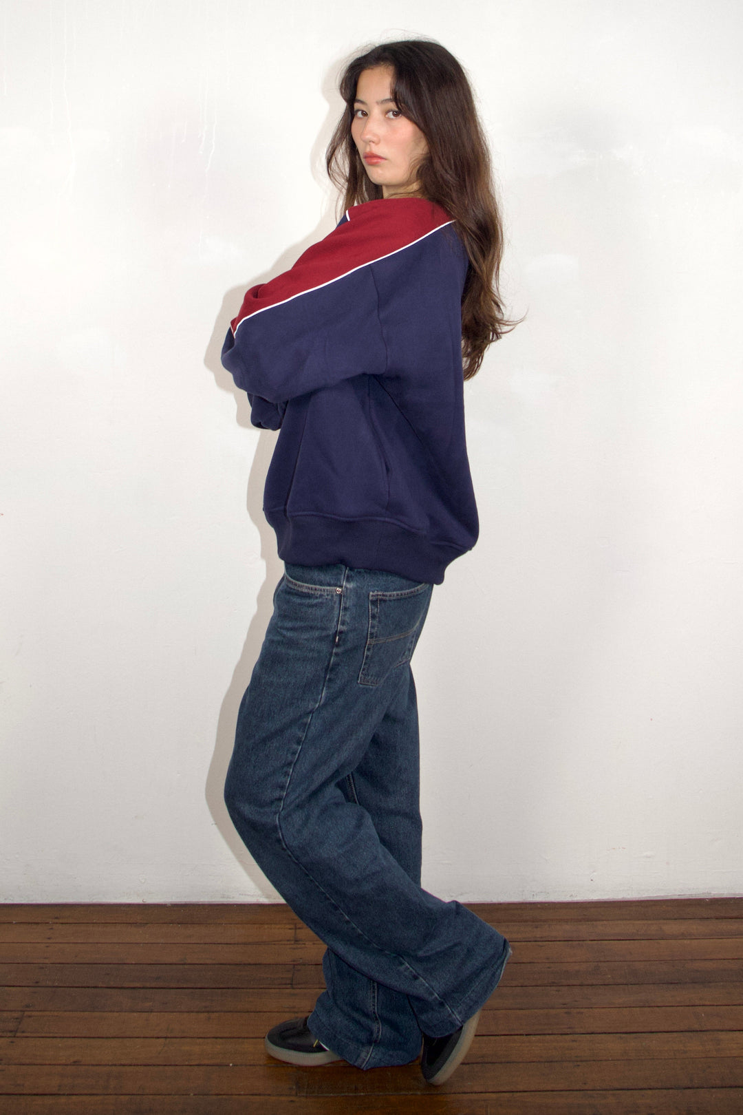 SCG MADE | '1989' Retro Style V-neck Oversized Jumper