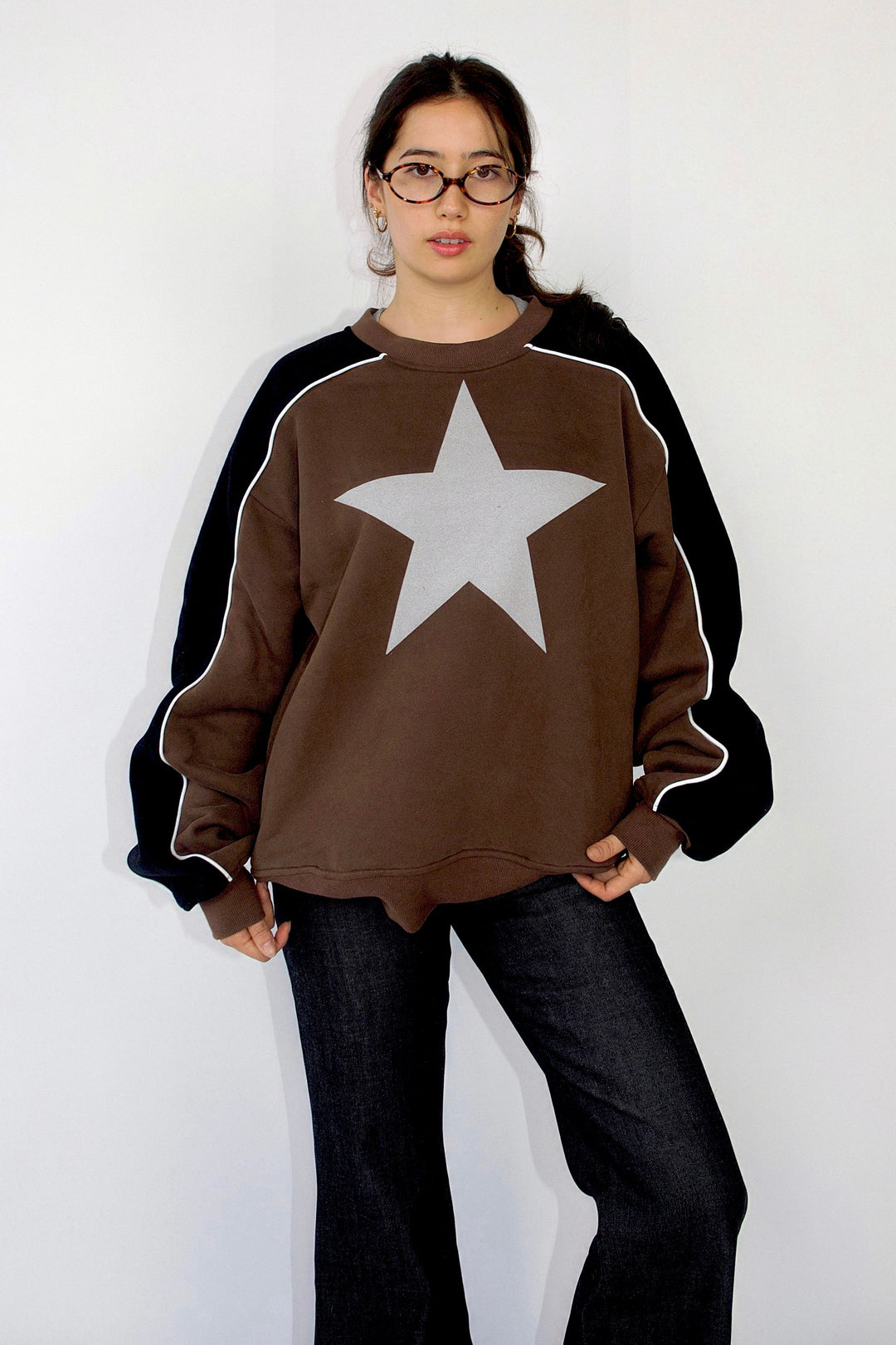 SCG MADE | 90s Star Print Oversized Jumper