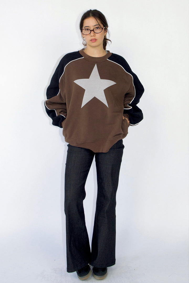 SCG MADE | 90s Star Print Oversized Jumper