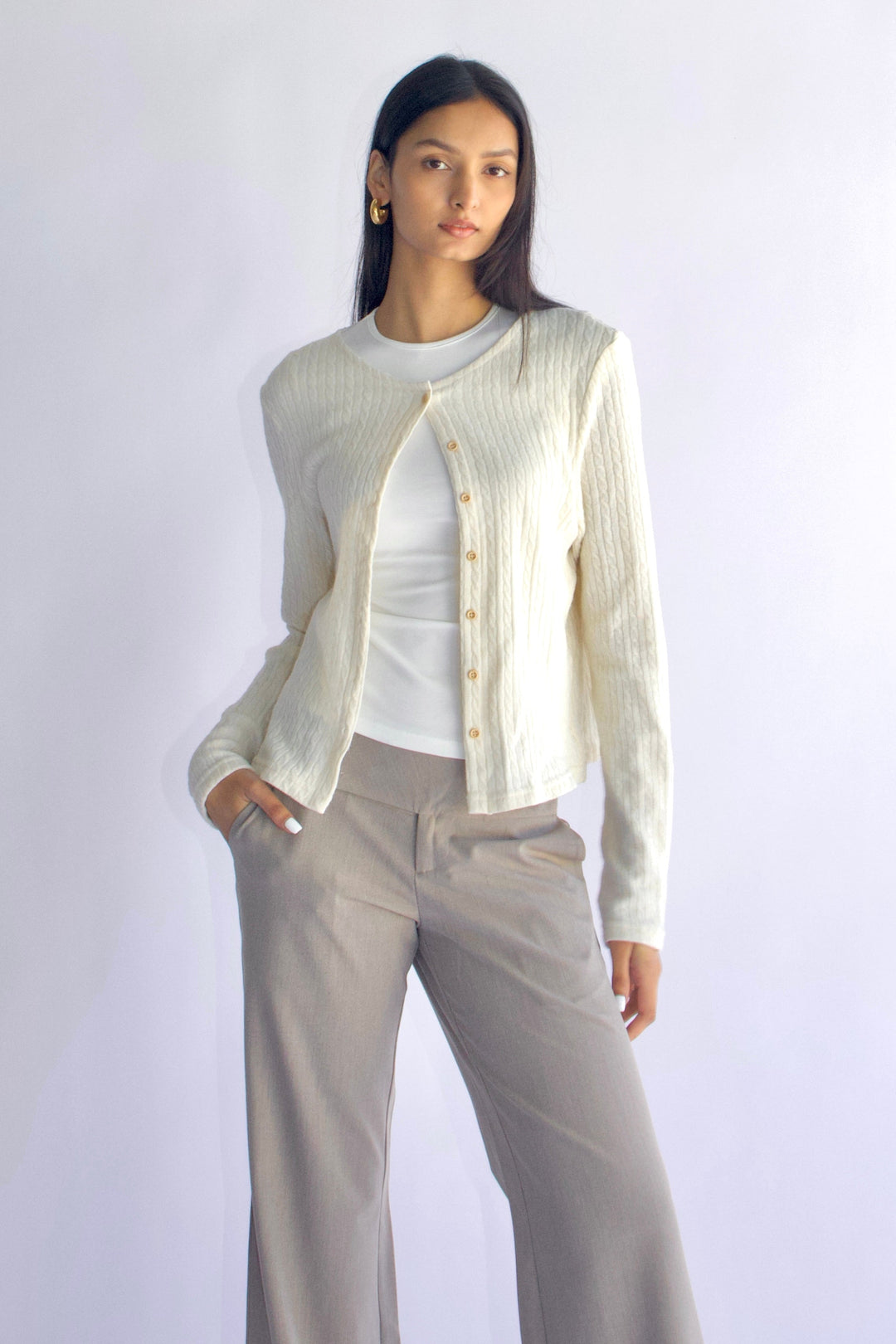 SCG MADE | Aimée Cashmere Blended Cardigan