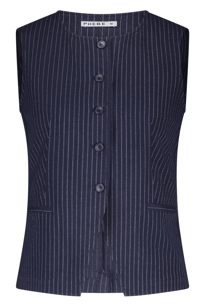 Vest in Pinstripe