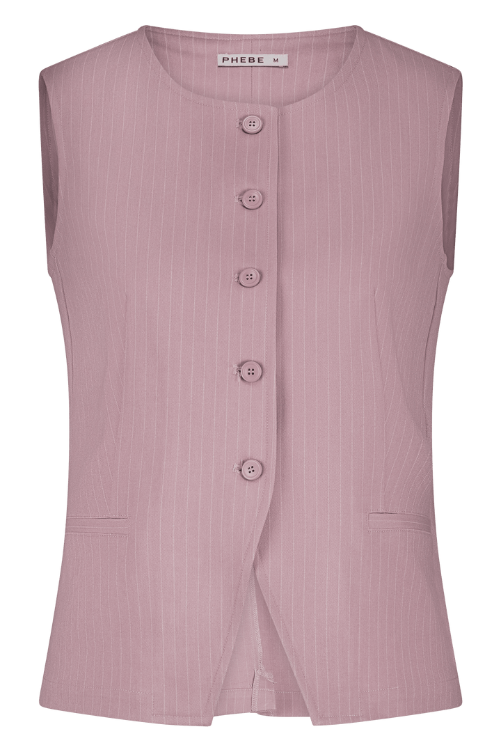 Vest in Pinstripe