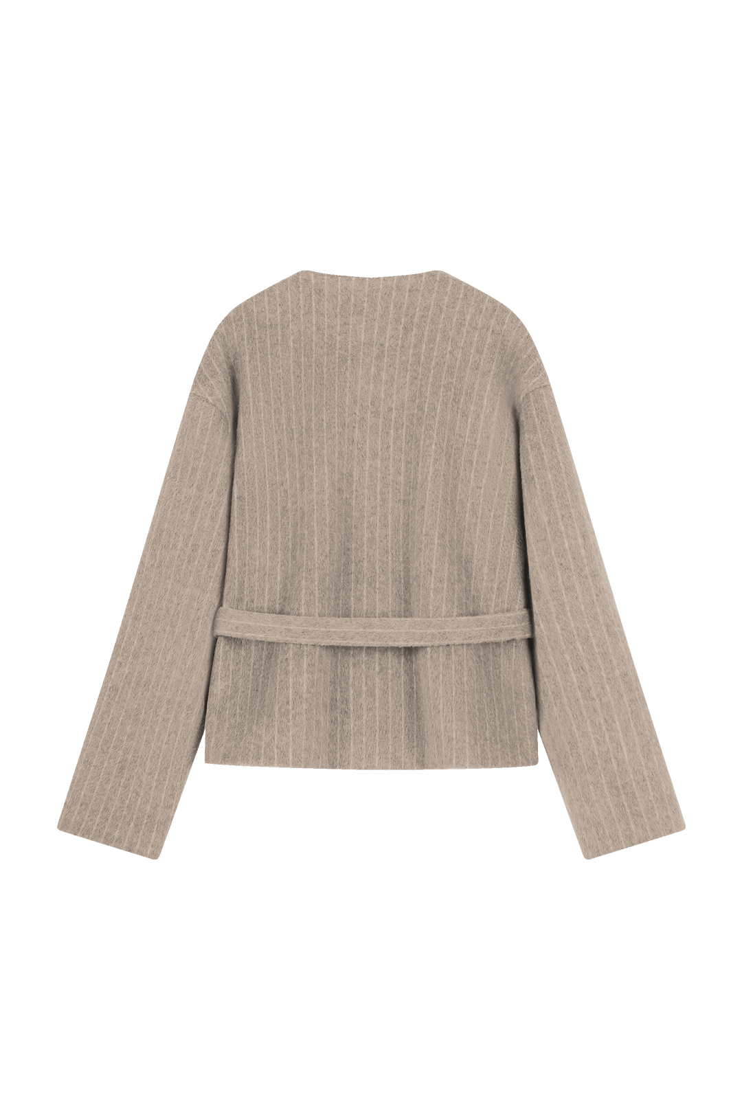 Stripe Wool-like Vest